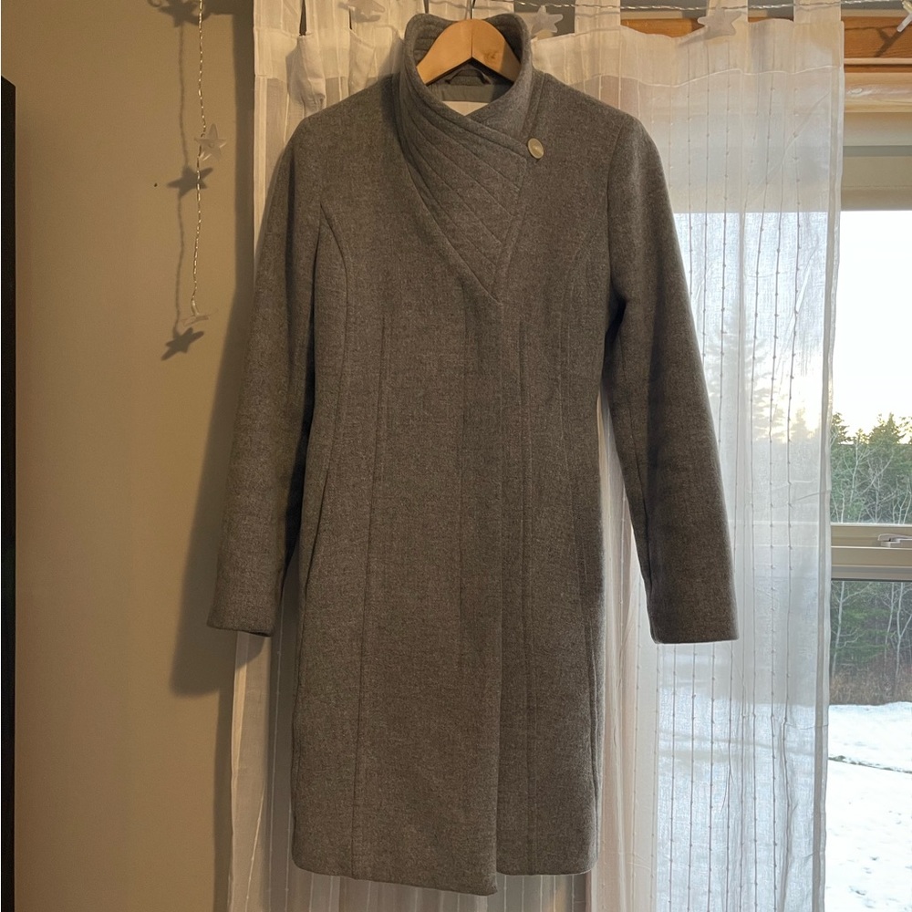 Babaton Gray Women's Coat - Picture 10 of 16